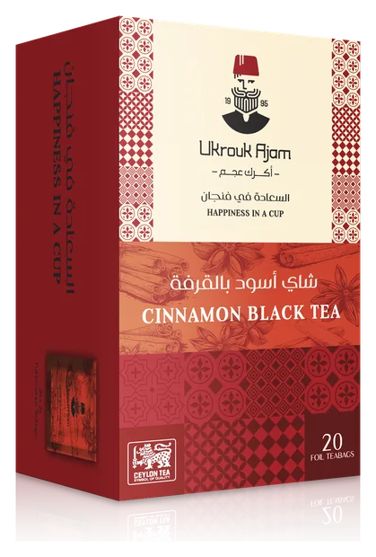 شاي أسود بالقرفة · أكرك عجم